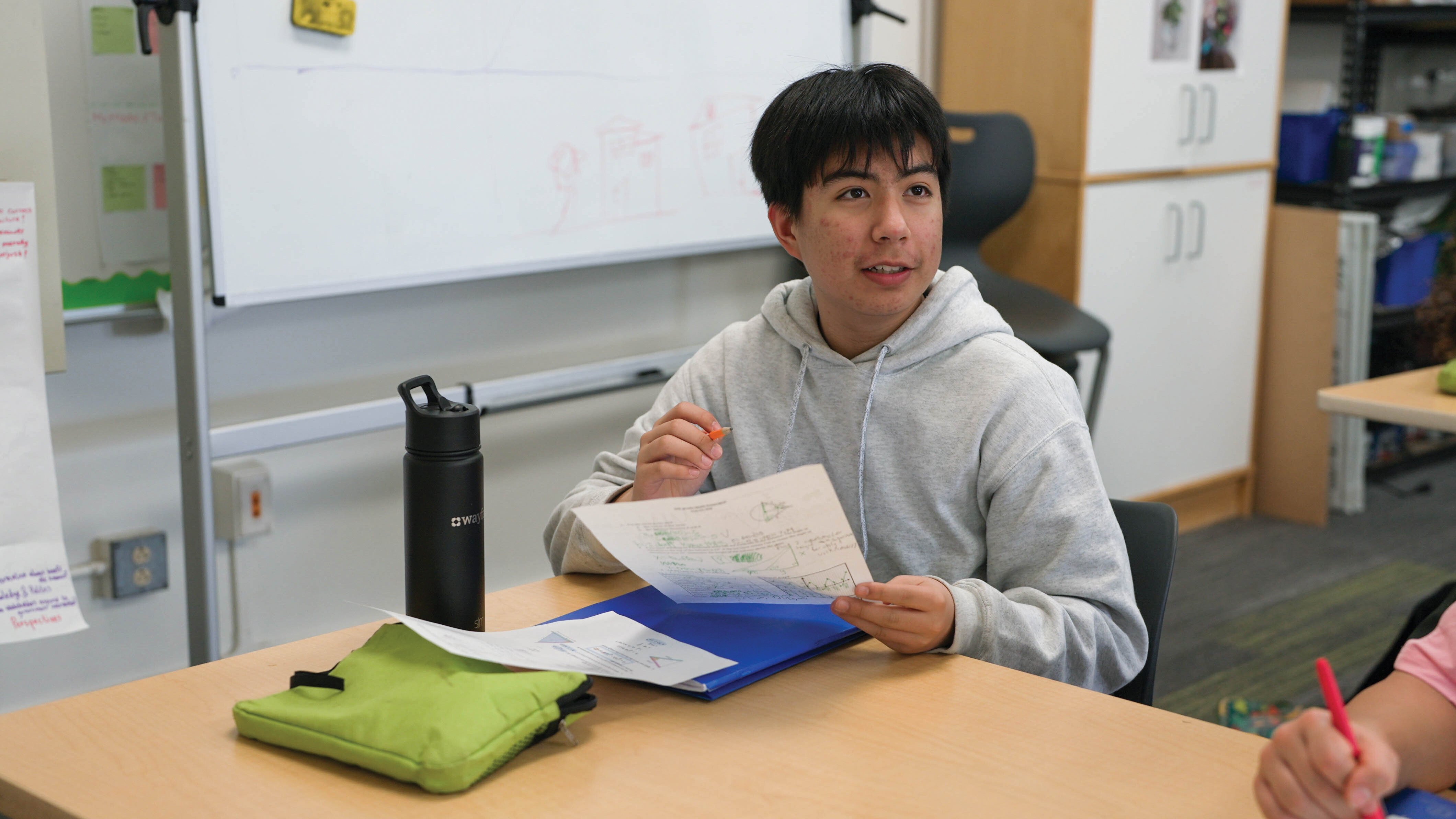 9th Grade Advanced Math Class with Clo-40
