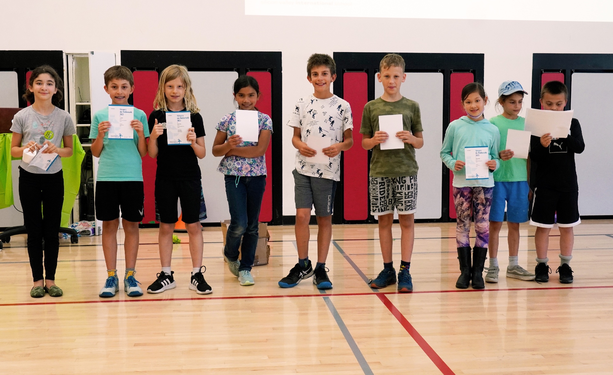 A group photo of all the Elementary School German Program top performers. 