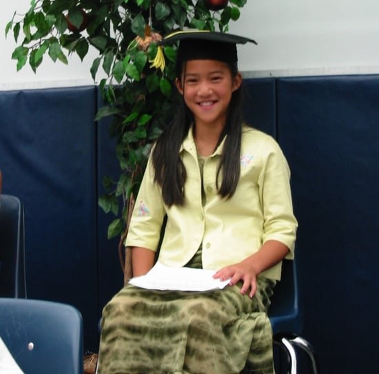 Renel graduating from 5th Grade