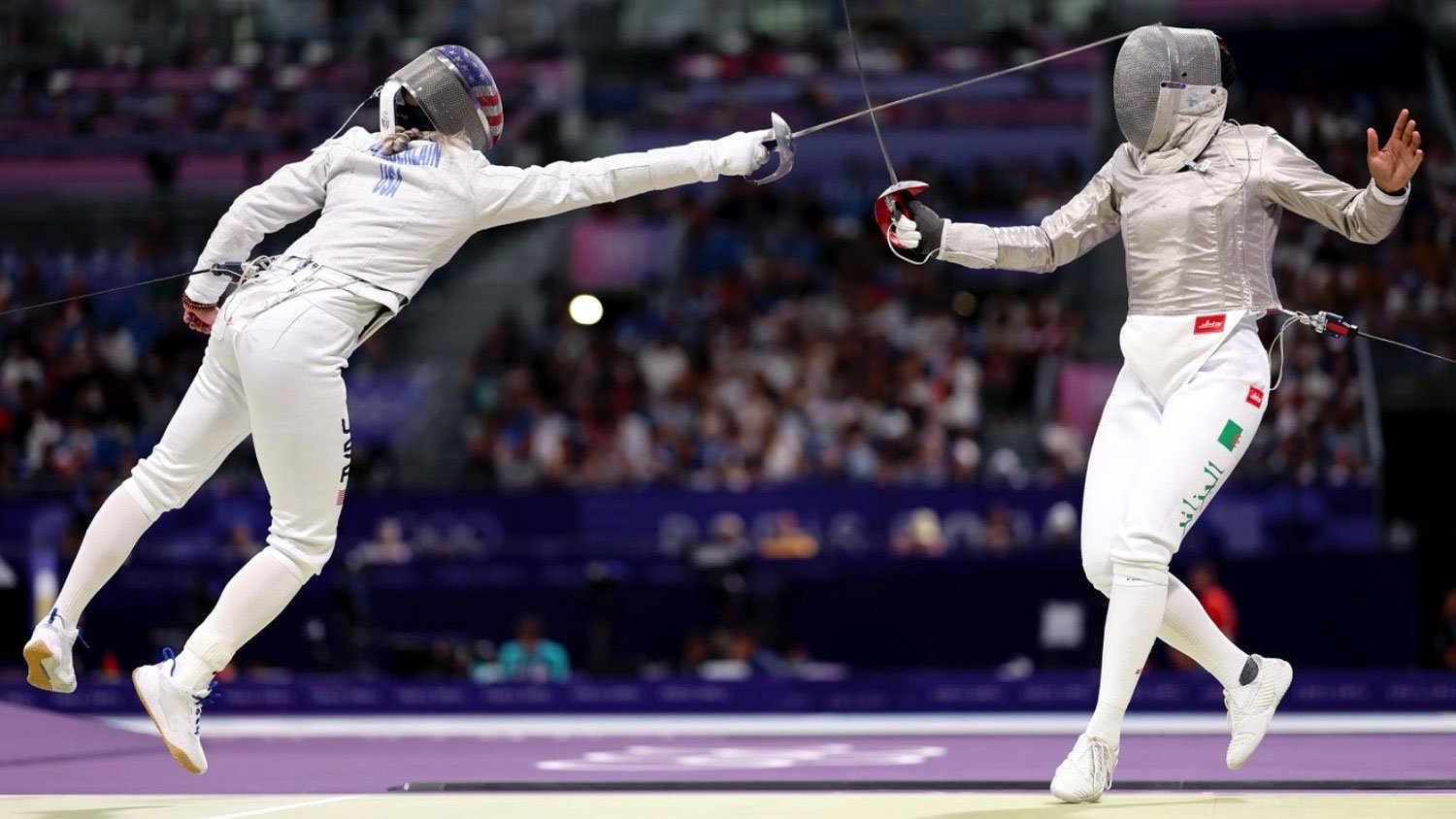 Maia scores with a thrust of the sword