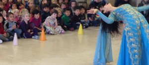 Children were in awe of Fatima's tricks.