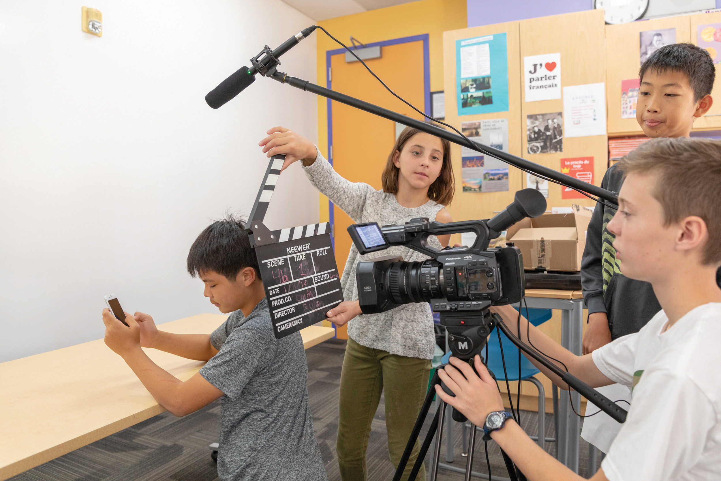 Lights, Camera, Action! International Middle Schoolers Explore Filmmaking