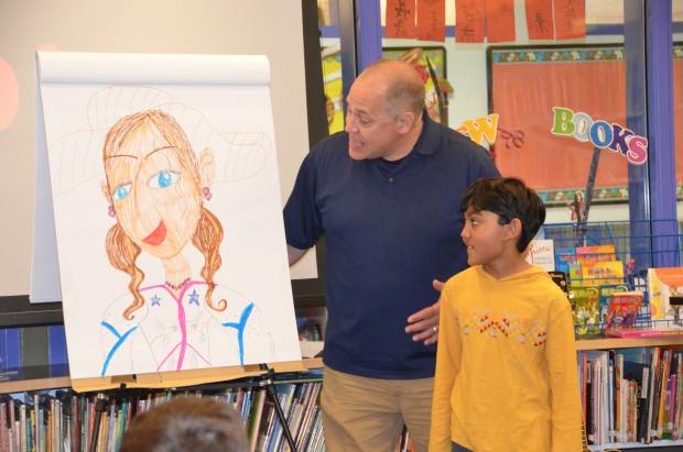 Author Chris Rumble Visits INTL! – A Blog by 3rd Graders Sophie L. and Lorenne L.