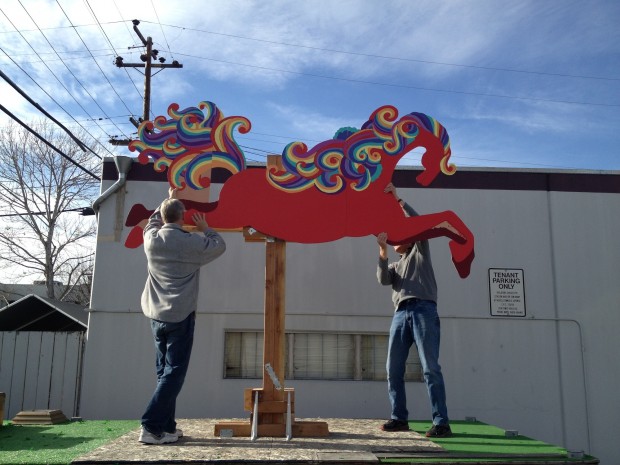 Chinese New Year Float Building – The Flying Horse Takes Shape!