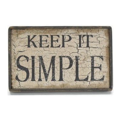 K.I.S.S. - Keep It Simple, Sweetie